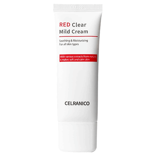 کرم مرطوب کننده و التیام بخش سلرانیکو Celranico red clear mild cream